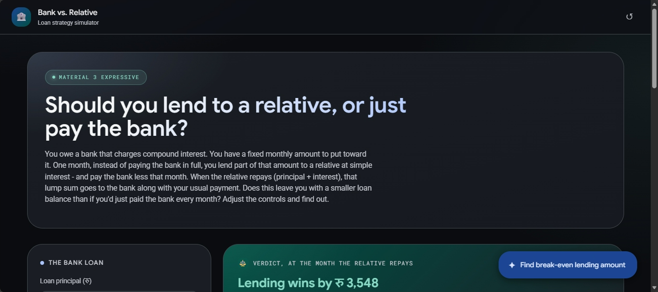 Bank vs. Relative preview